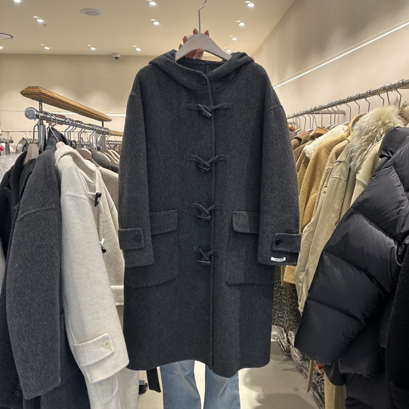 CREME BRULEE東大門㊣實拍女裝新品時尚職業中長款大衣長款CREME BRULEE/DH中長款大衣圖色2