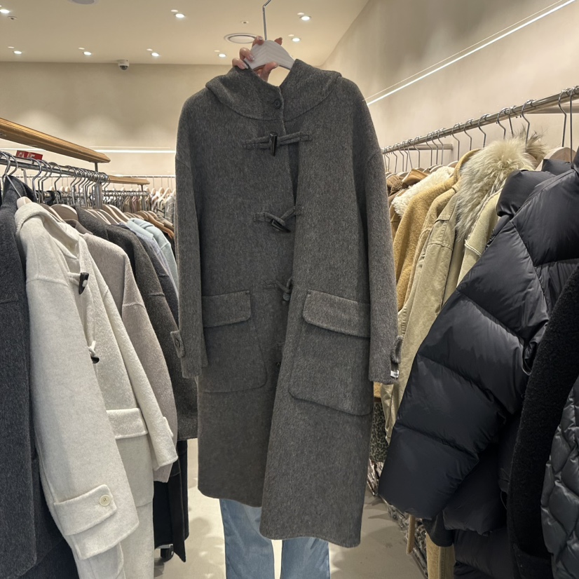 CREME BRULEE東大門㊣實拍女裝新品時尚職業中長款大衣長款CREME BRULEE/DH中長款大衣圖色3