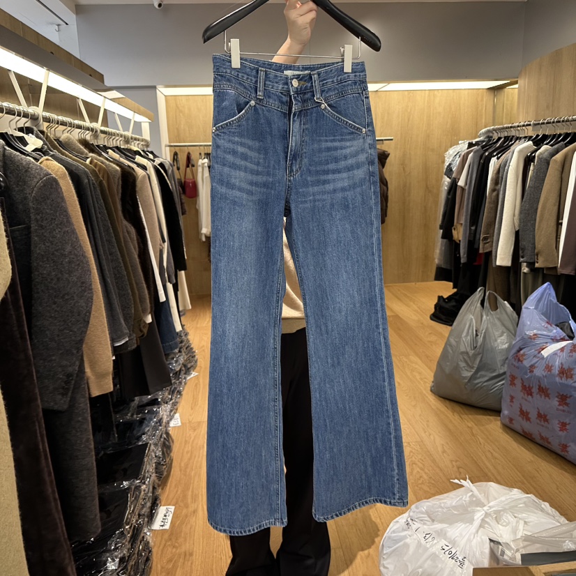 LEFANCY東大門㊣直郵女士新款25秋冬熱賣時尚推薦職業牛仔褲LEFANCY牛仔褲圖色1