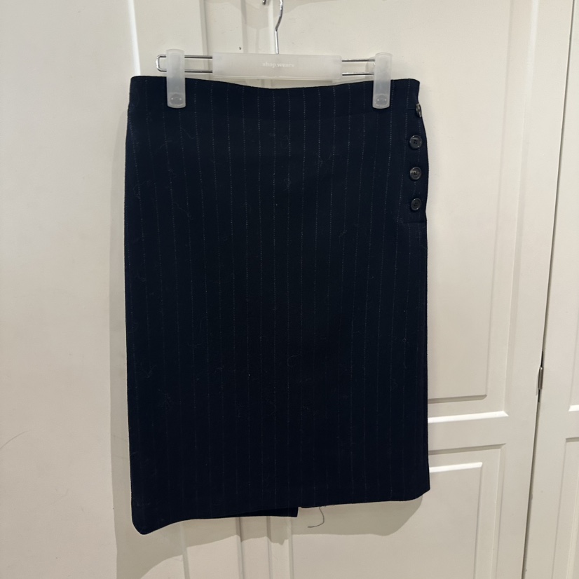 WE ARE/WELOVER東大門㊣直郵女裝新款25秋冬半身裙中短裙SHOP_WE ARE半身裙/中短裙圖色2深藍色