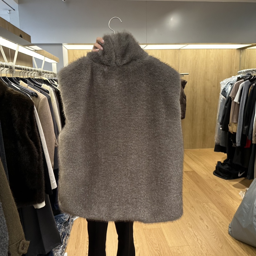 LEFANCY韓國直郵㊣女裝新品25秋冬時尚真品職業推薦馬甲貂皮LEFANCY馬甲