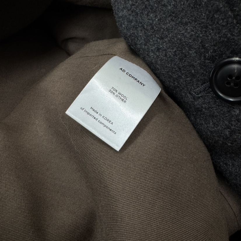 RIVER東大門㊣實拍女裝新品真品熱賣職業推薦中長款大衣復古WATER/RIVER中長款大衣