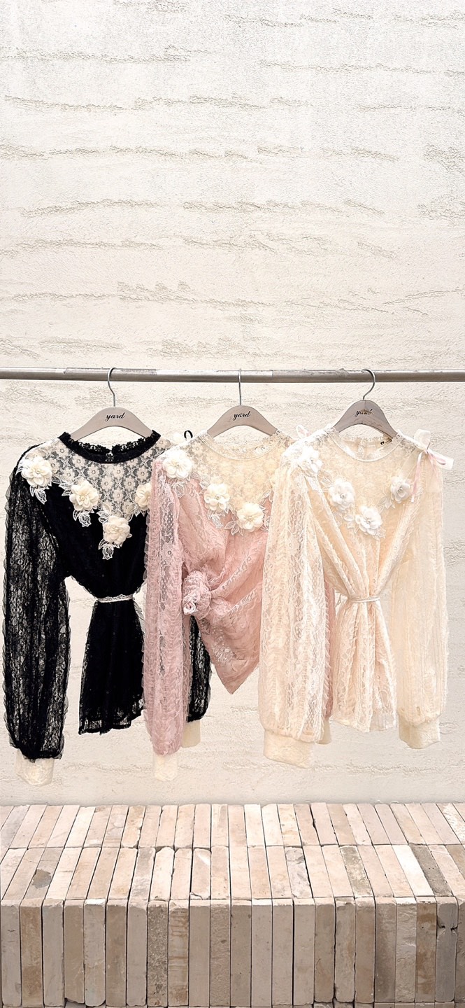 YARD東大門㊣直郵女士新款時尚職業人氣推薦休閑襯衫蕾絲衫YARD襯衫/蕾絲衫