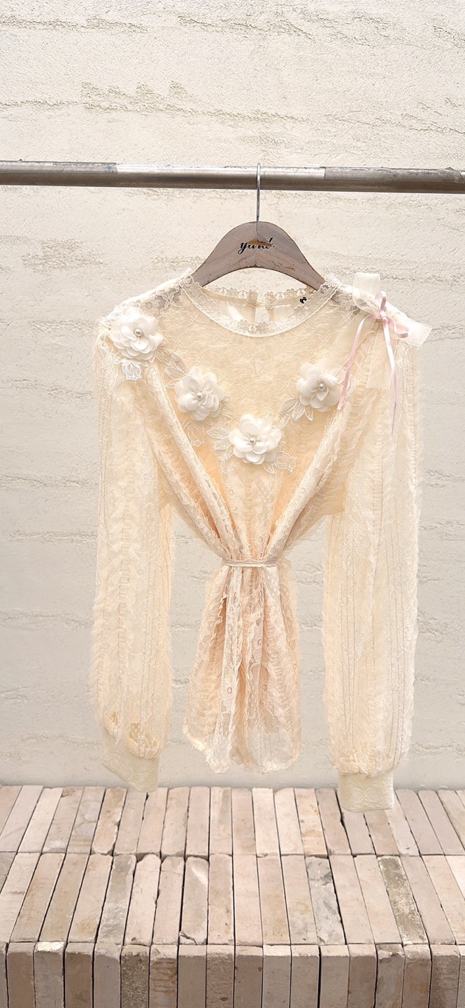 YARD東大門㊣直郵女士新款時尚職業人氣推薦休閑襯衫蕾絲衫YARD襯衫/蕾絲衫圖色2