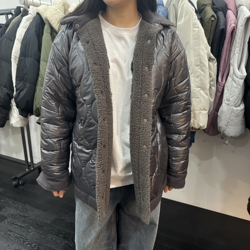 AIME HOPE MAKE東大門㊣直郵女士新款時尚短款棉服里外穿保暖AIME HOPE MAKE短款棉服圖色1