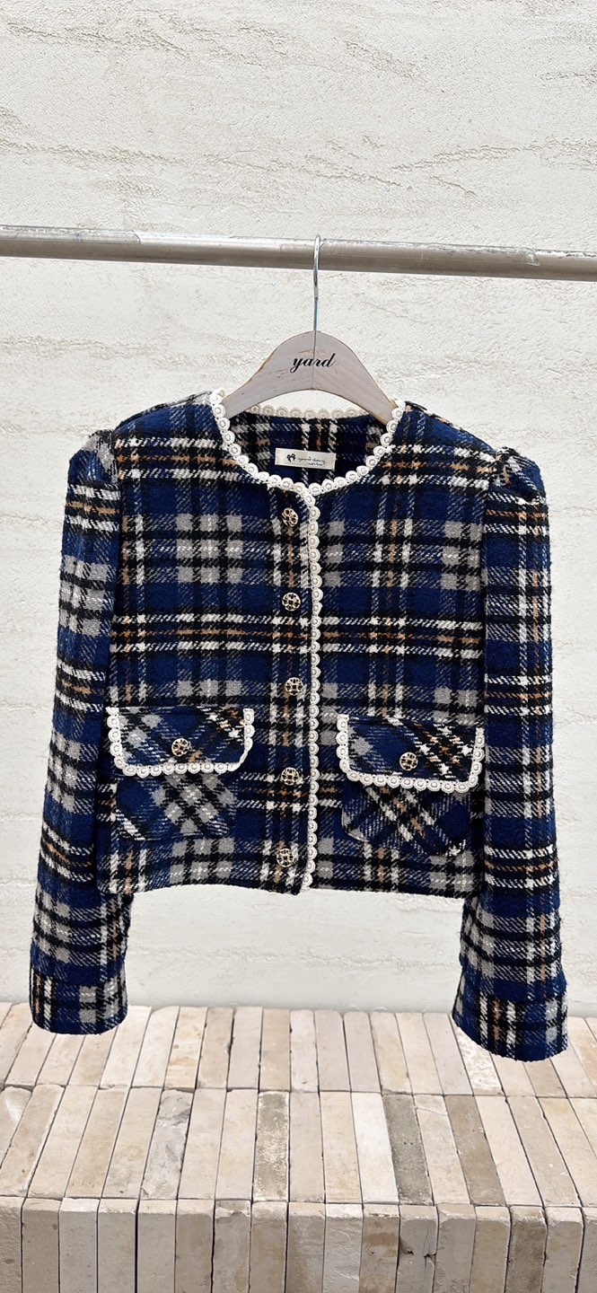 YARD韓國代購㊣女裝新款推薦休閑職業真品25秋冬時尚夾克羊毛YARD夾克圖色2