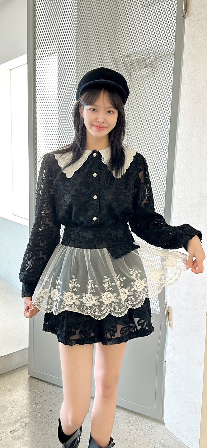 YARD東大門㊣代購女士新品熱賣職業推薦人氣短褲口袋刺繡雪紡YARD短褲