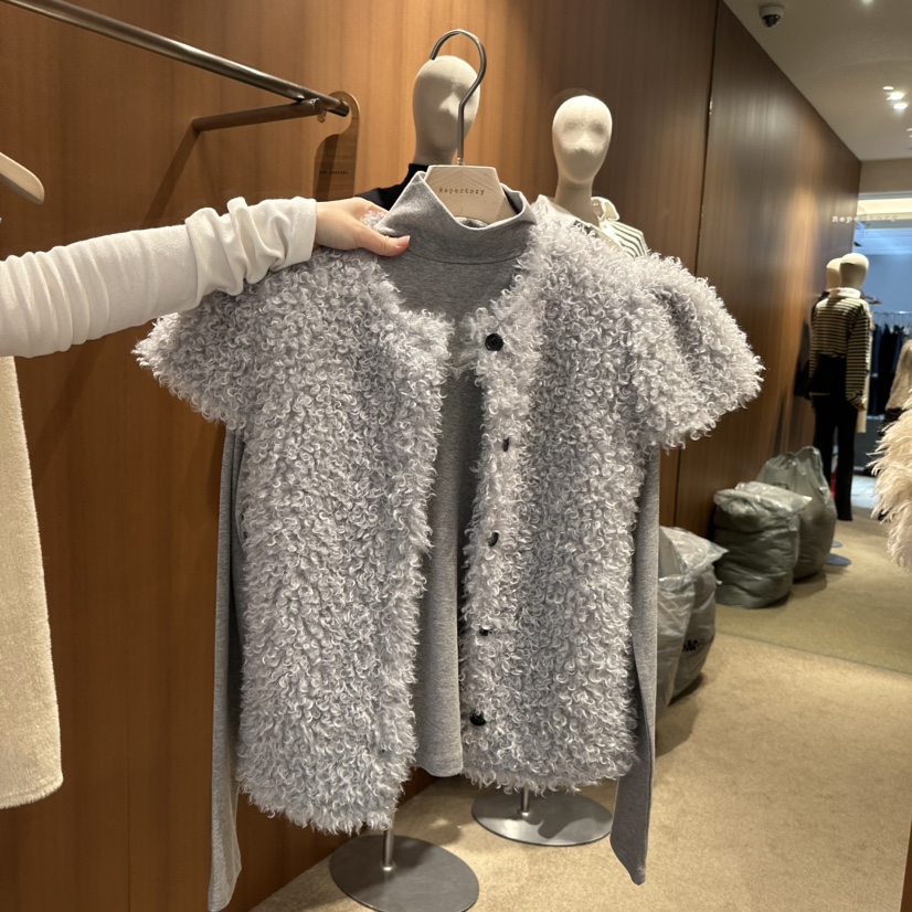 REPERTORY韓國代購㊣女裝新品時尚推薦熱賣人氣馬甲不含內搭REPERTORY馬甲圖色1