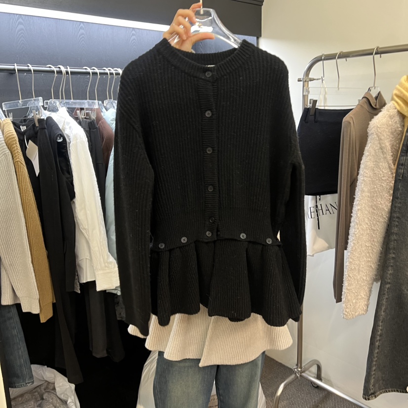 MORE THAN YESTERDAY/LOVE YOU SO MUCH韓國代購㊣女裝新款25秋冬針織衫LYSM/MORE THAN YESTERDAY針織衫圖色3