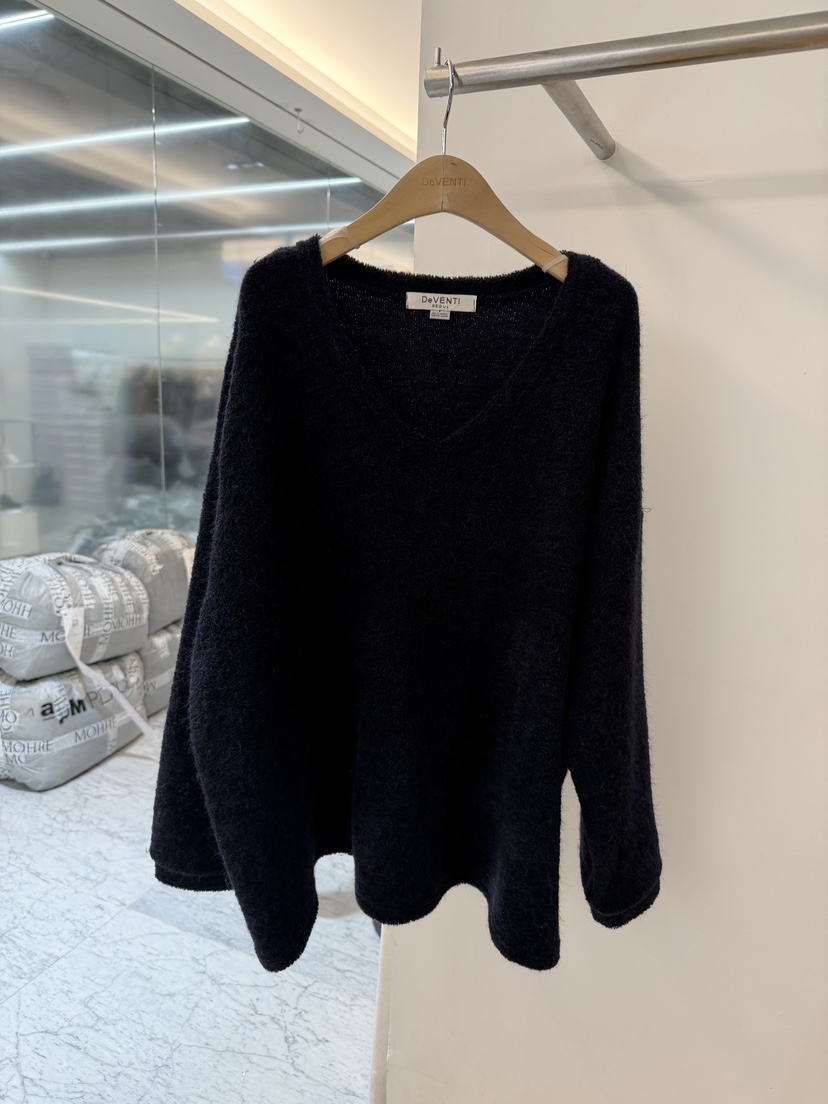 DE VENTI東大門㊣實拍女士新款人氣25秋冬職業真品針織衫V領DE VENTI針織衫圖色2