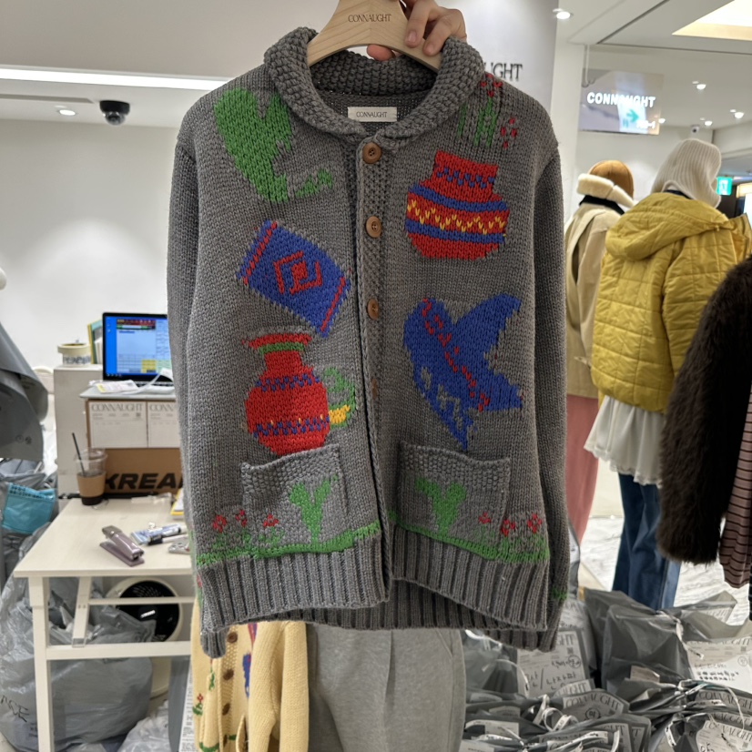 CONNAUGHT東大門㊣直郵女士新品時尚休閑25秋冬熱賣推薦毛衣CONNAUGHT毛衣圖色2