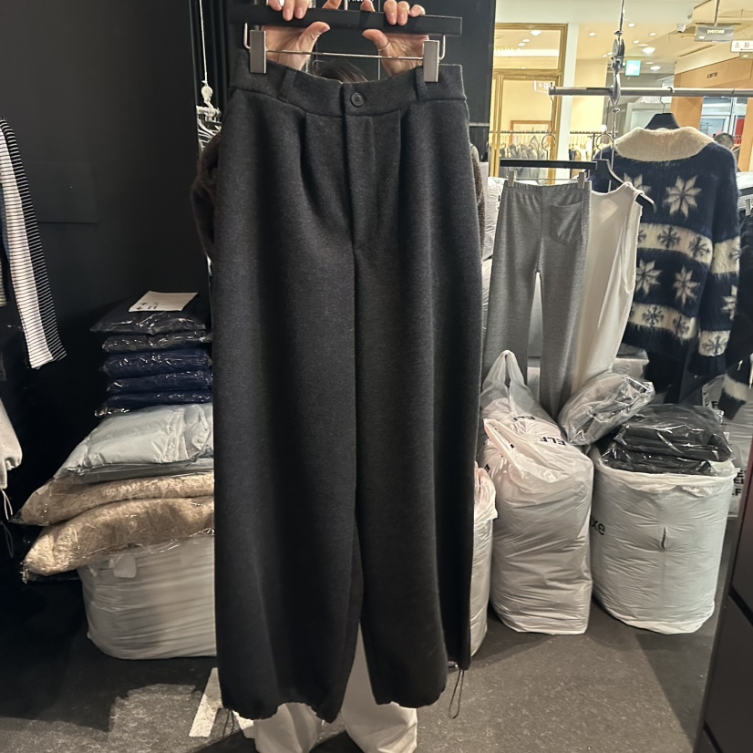 ELF-L東大門㊣實拍女裝新款時尚熱賣職業人氣25秋冬休閑褲羊毛PROJECT ELF/ELF-L休閑褲圖色2