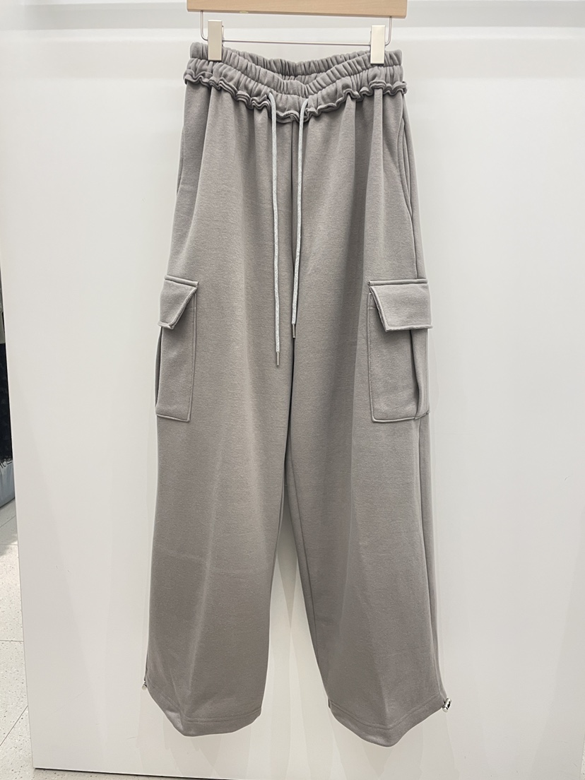 NYLON韓國代購㊣女士新品熱賣真品25秋冬休閑褲工裝褲加絨抓絨NYLON休閑褲圖色3