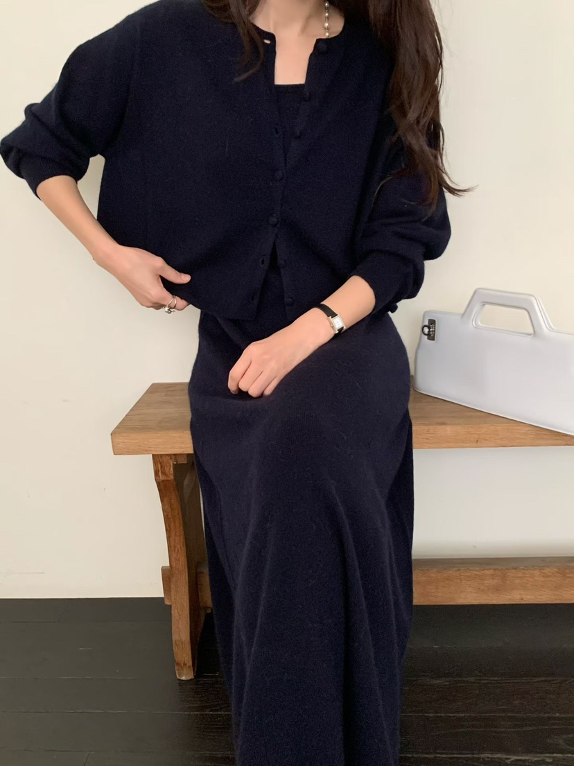 PRIVIE韓國直郵㊣女士新品時尚休閑25秋冬真品人氣熱賣連衣裙PRIVIE連衣裙圖色4