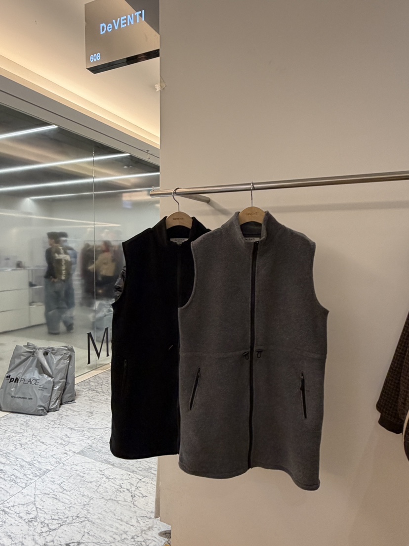 DE VENTI東大門㊣實拍女士新品休閑職業時尚人氣熱賣馬甲抓絨DE VENTI馬甲