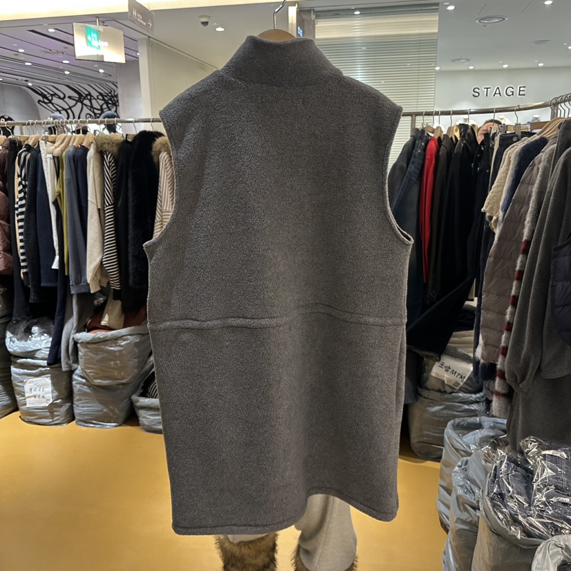 DE VENTI東大門㊣實拍女士新品休閑職業時尚人氣熱賣馬甲抓絨DE VENTI馬甲