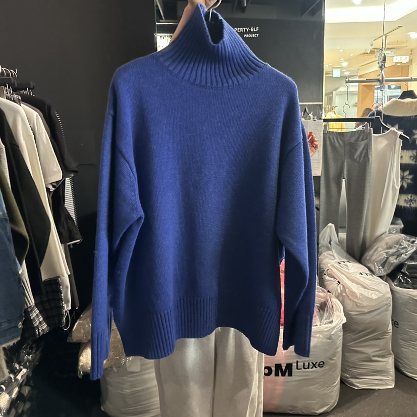 ELF-L東大門㊣實拍女裝新品推薦熱賣休閑25秋冬職業毛衣高領PROJECT ELF/ELF-L毛衣圖色1