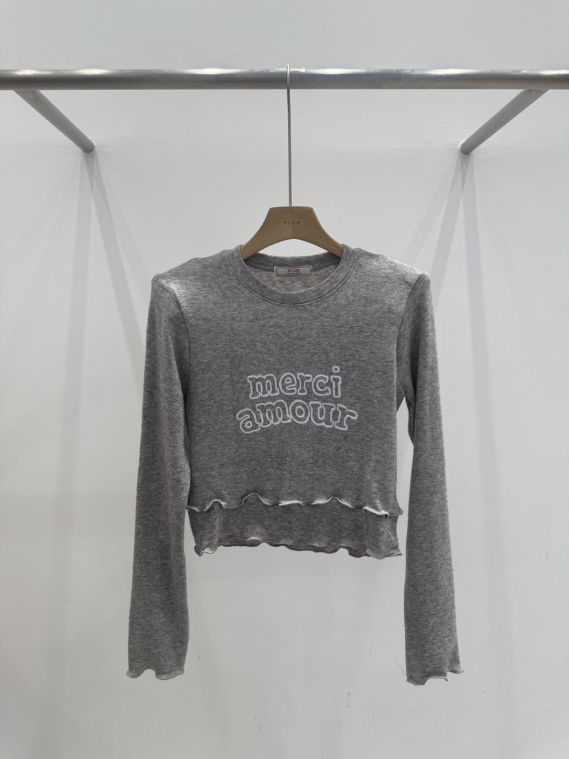 PLUM-q韓國代購㊣女士新品人氣職業真品熱賣推薦時尚長袖T恤PLUM-Q/IFYOUSAYSO長袖T恤圖色3