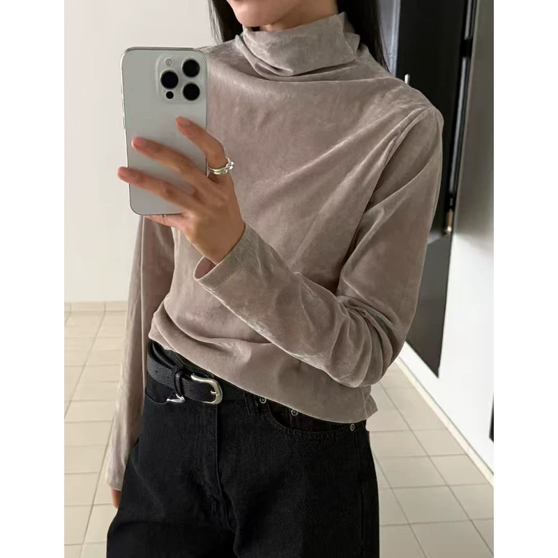 AMY GRACE韓國直郵㊣女士新品休閑推薦時尚25秋冬人氣長袖T恤AMY GRACE長袖T恤