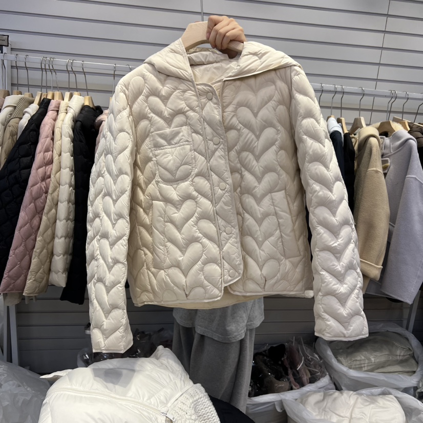 SIMPLE PARK/WMSTORY東大門㊣代購女士新款休閑短款羽絨服絨SIMPLE PARK/WMSTORY短款羽絨服圖色3