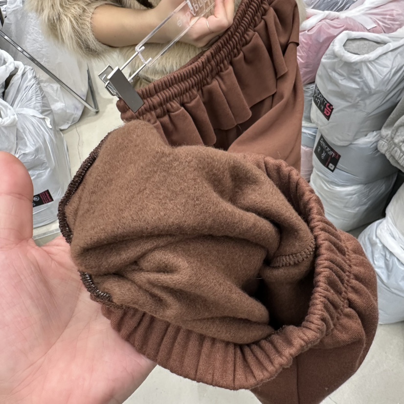 JUDYQUE韓國代購㊣女士新款推薦時尚25秋冬真品休閑褲加絨紐扣JUDYQUE休閑褲