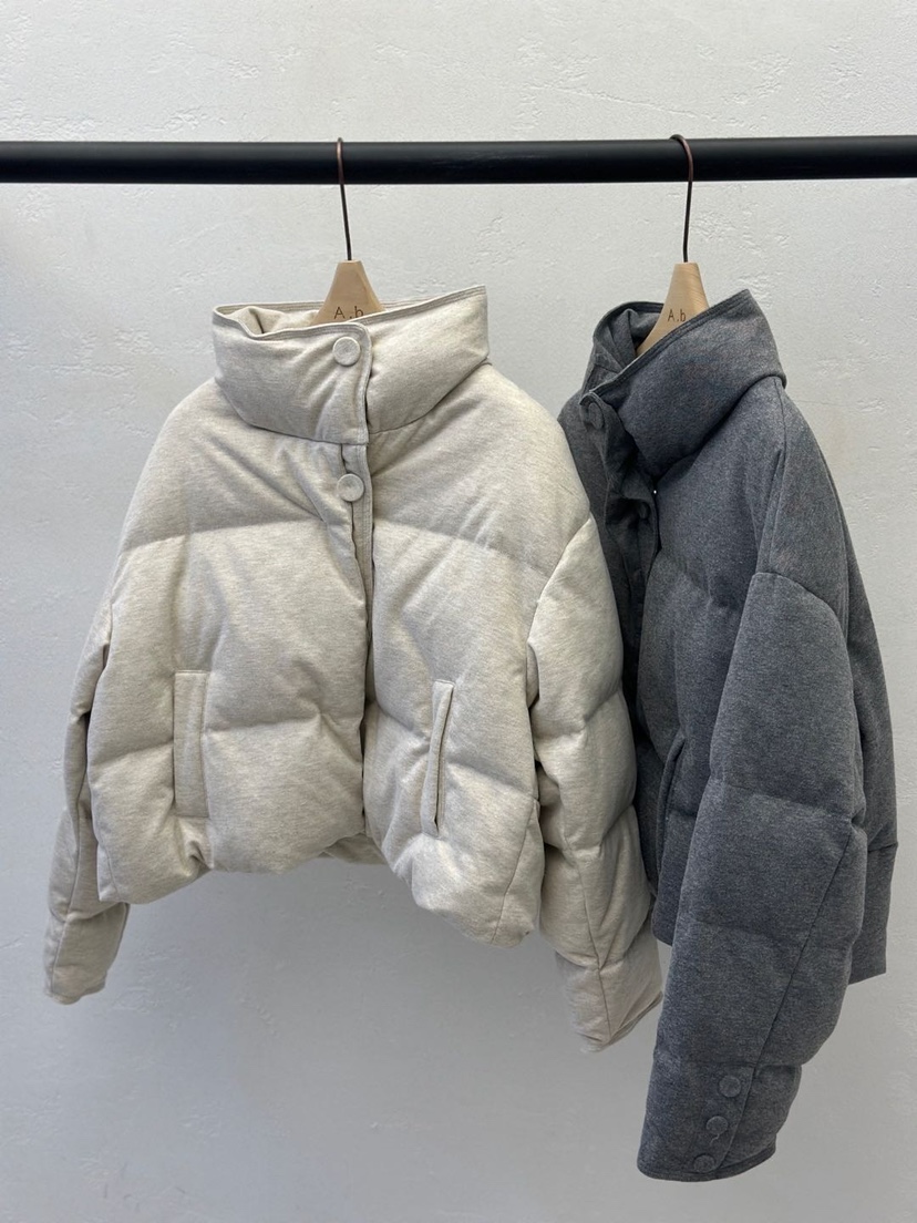 AUTUMN BEIGE-Q東大門㊣直郵女士新款熱賣短款羽絨服填充鴨絨A.b/AUTUMN BEIGE短款羽絨服