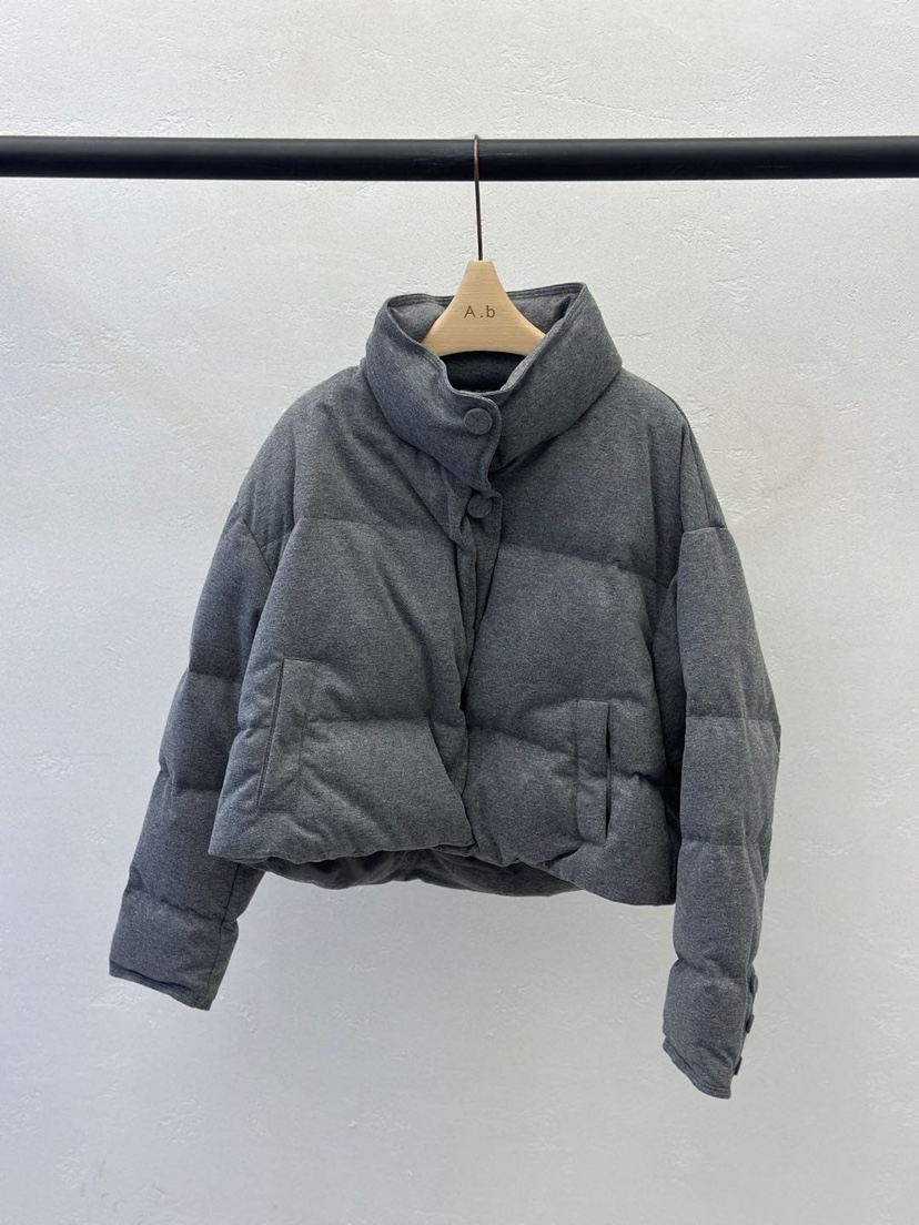 AUTUMN BEIGE-Q東大門㊣直郵女士新款熱賣短款羽絨服填充鴨絨A.b/AUTUMN BEIGE短款羽絨服圖色1