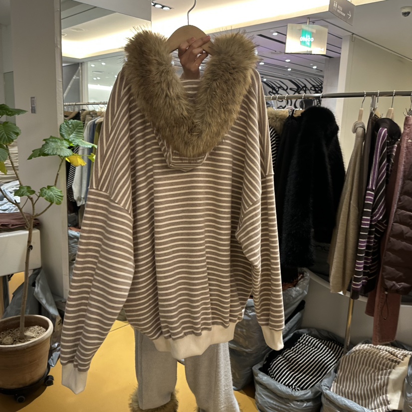 DE VENTI韓國直郵㊣女士新品人氣推薦真品休閑熱賣夾克連帽衫DE VENTI夾克