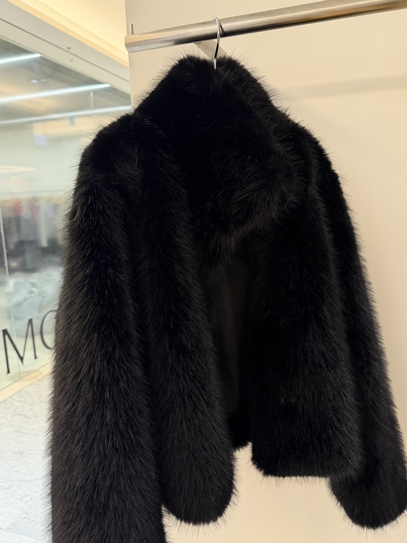 DE VENTI韓國直郵㊣女士新品真品時尚熱賣職業短款大衣狐貍DE VENTI短款大衣圖色2