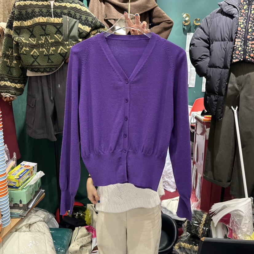 3COLOR東大門㊣代購女士新款休閑針織衫Three color針織衫圖色1