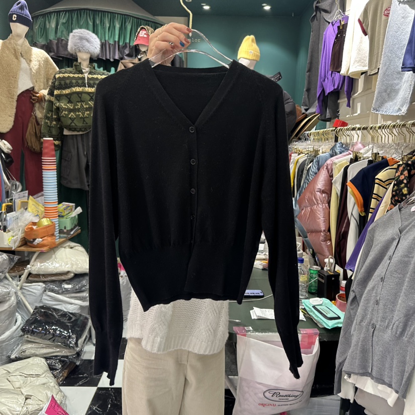 3COLOR東大門㊣代購女士新款休閑針織衫Three color針織衫圖色4