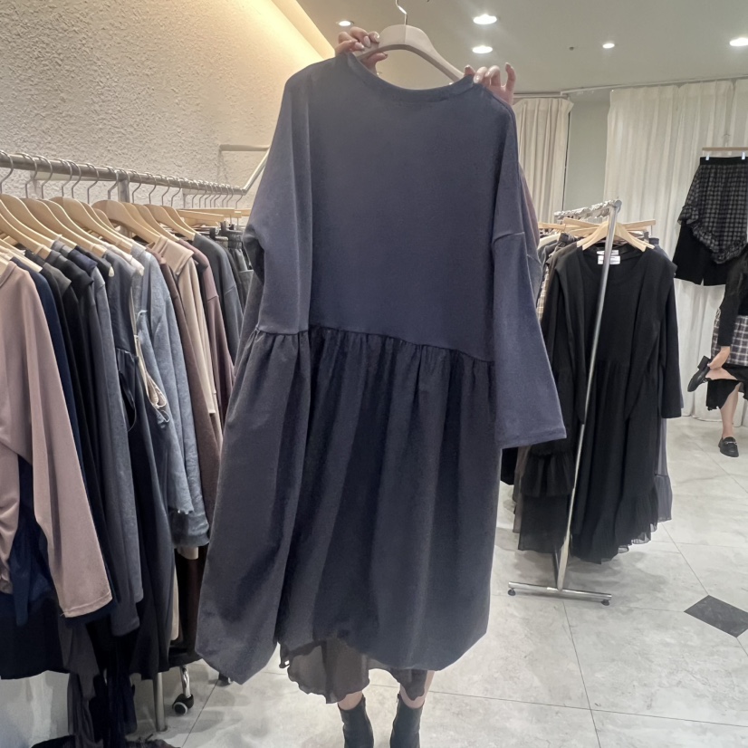 COKKIRI韓國代購㊣女士新款職業真品推薦休閑人氣連衣裙拉鏈COKKIRI連衣裙