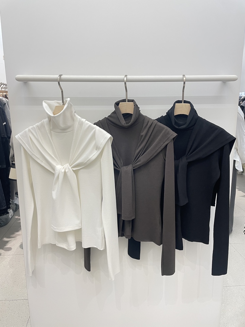 NYLON東大門㊣代購女裝新品職業25秋冬套裝兩件套披肩套裝高領NYLON套裝