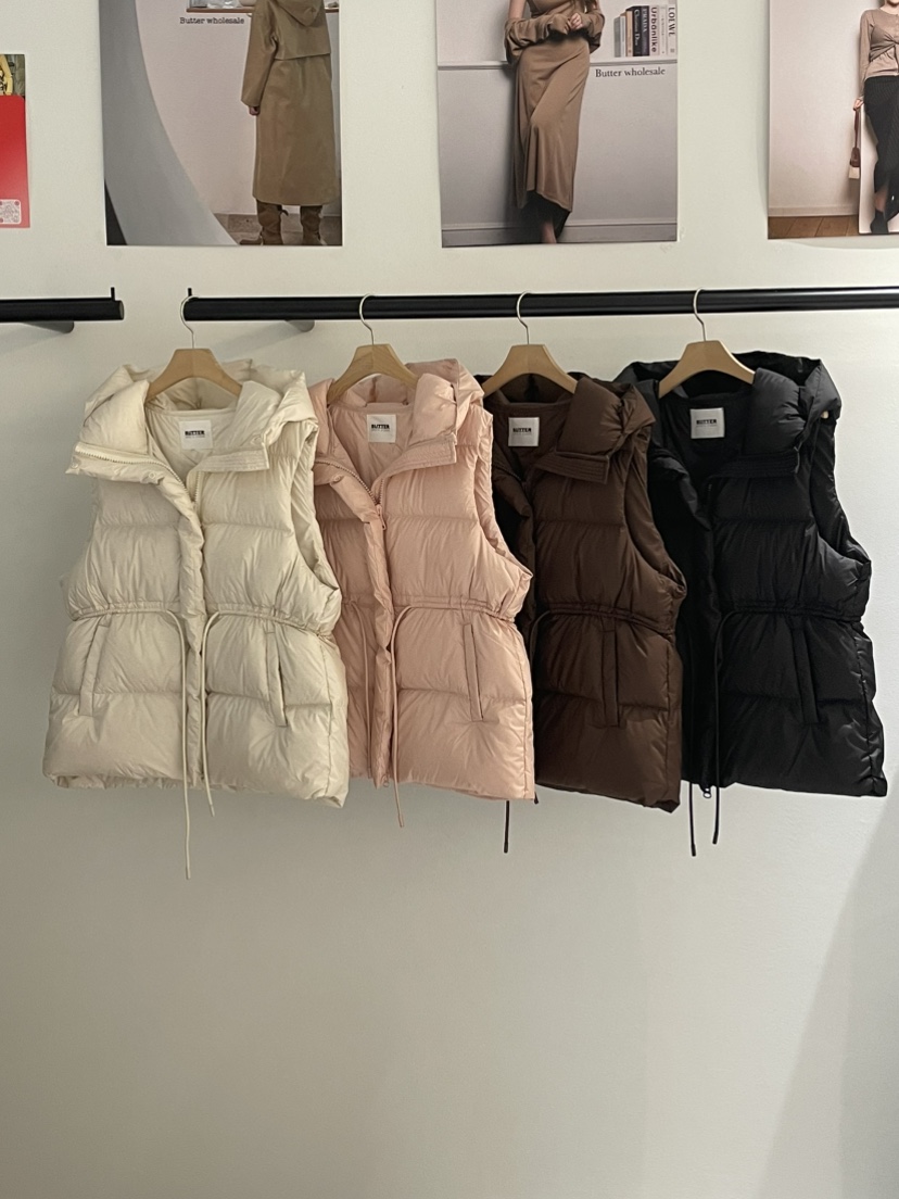 BUTTER-P韓國直郵㊣女裝新款真品推薦休閑職業25秋冬馬甲鴨絨BUTTER-P馬甲