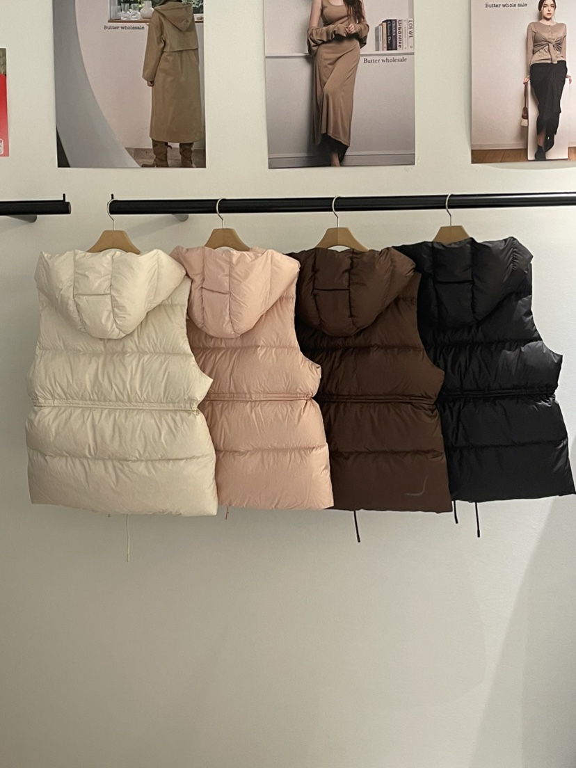 BUTTER-P韓國直郵㊣女裝新款真品推薦休閑職業25秋冬馬甲鴨絨BUTTER-P馬甲