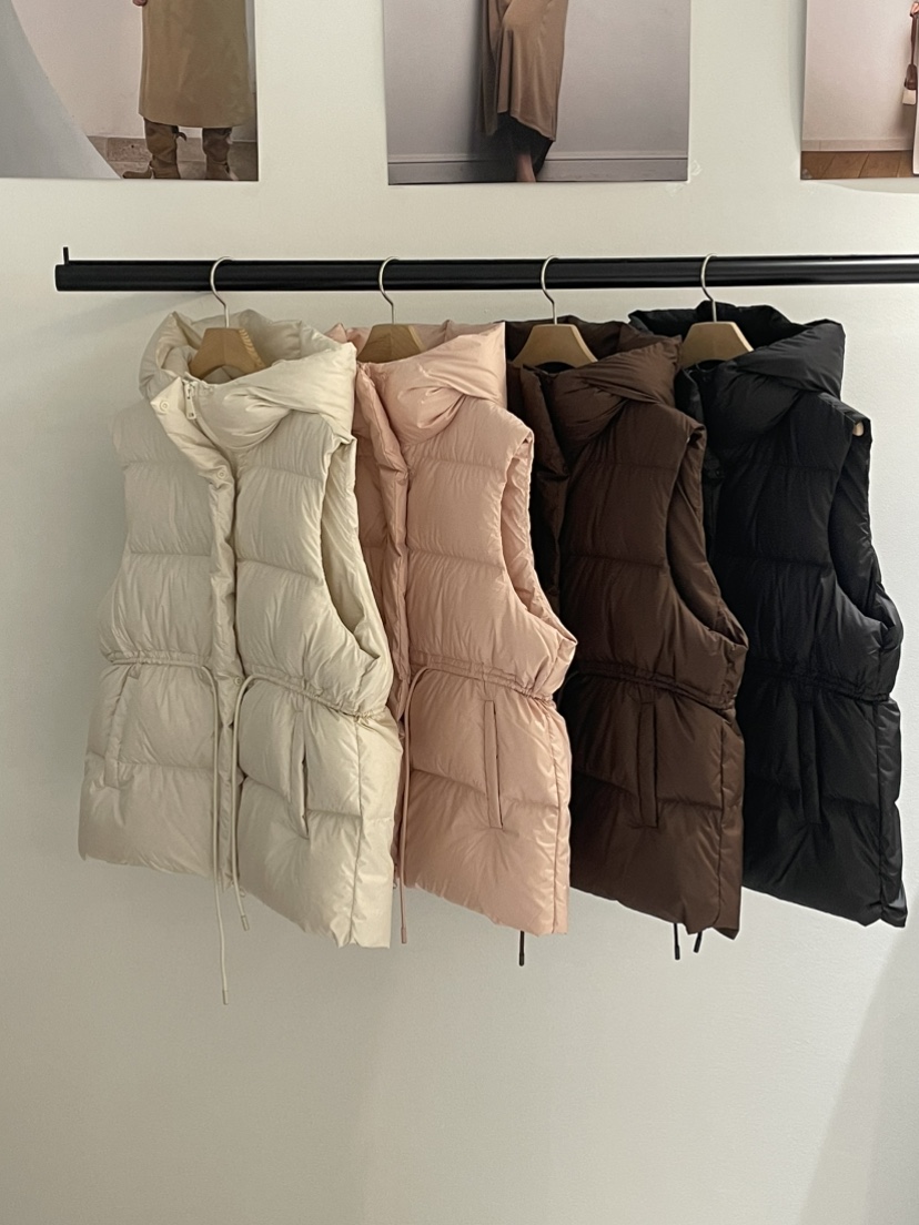 BUTTER-P韓國直郵㊣女裝新款真品推薦休閑職業25秋冬馬甲鴨絨BUTTER-P馬甲