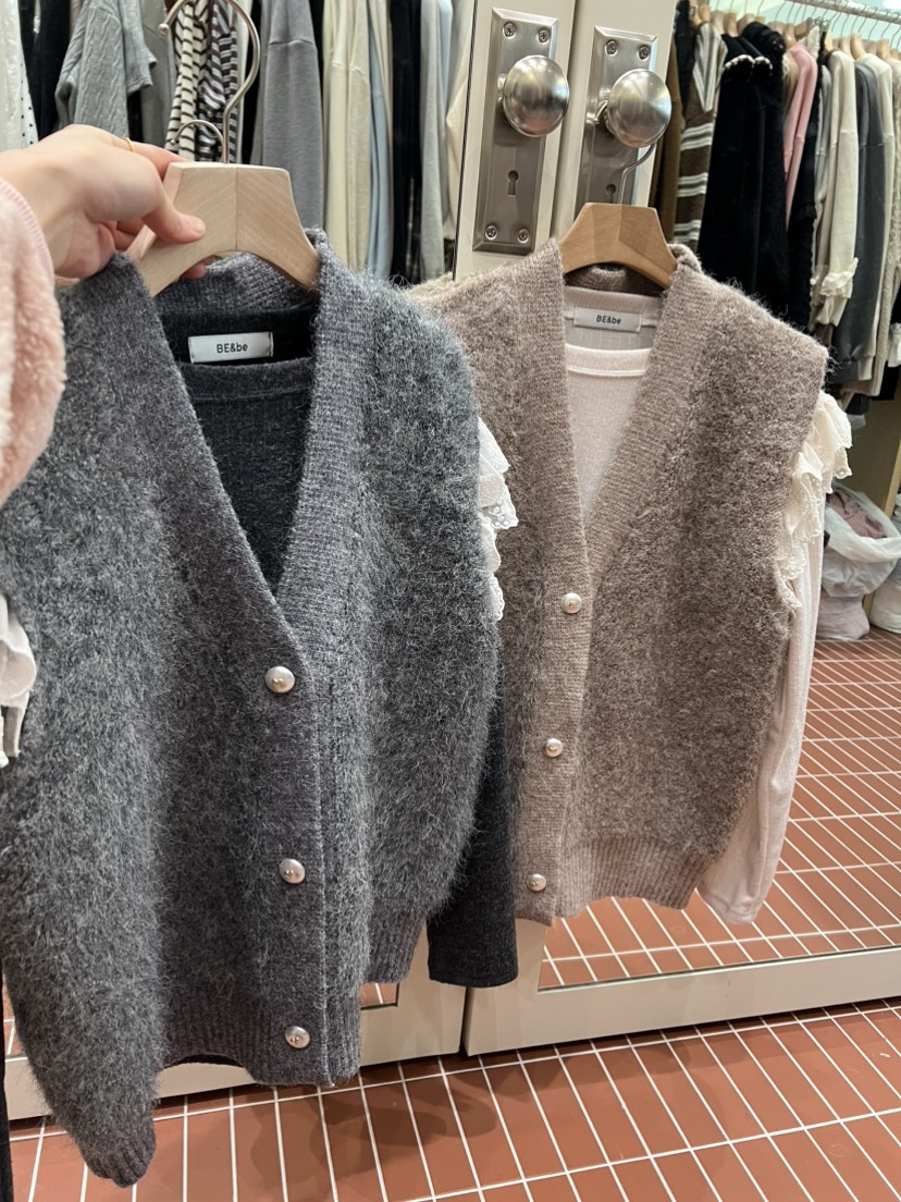 BE&amp;BE韓國直郵㊣女裝新款真品熱賣人氣時尚25秋冬馬甲BE&be馬甲