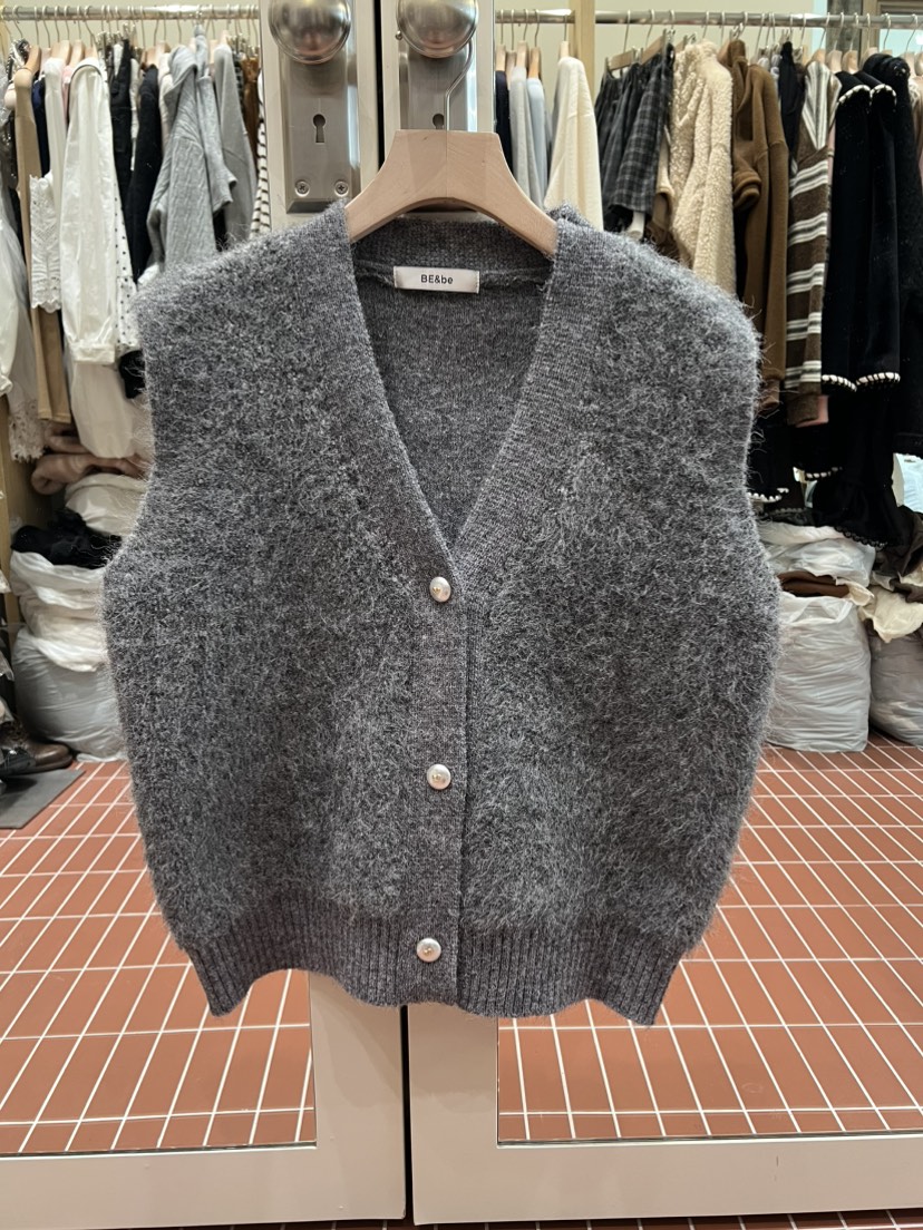 BE&amp;BE韓國直郵㊣女裝新款真品熱賣人氣時尚25秋冬馬甲BE&be馬甲圖色1