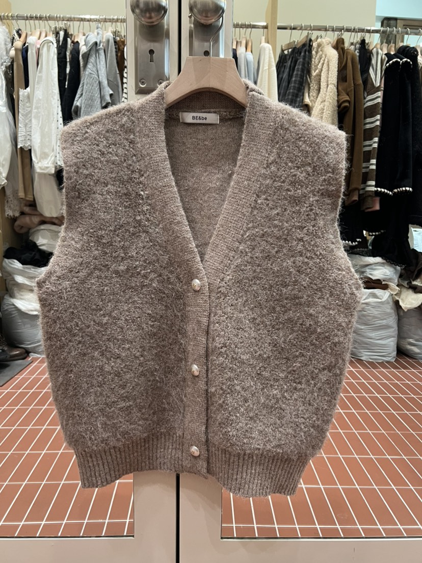 BE&amp;BE韓國直郵㊣女裝新款真品熱賣人氣時尚25秋冬馬甲BE&be馬甲圖色2