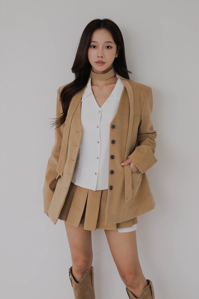 SLIT東大門㊣實拍女士新品休閑職業熱賣人氣真品夾克燈心絨SLIT夾克