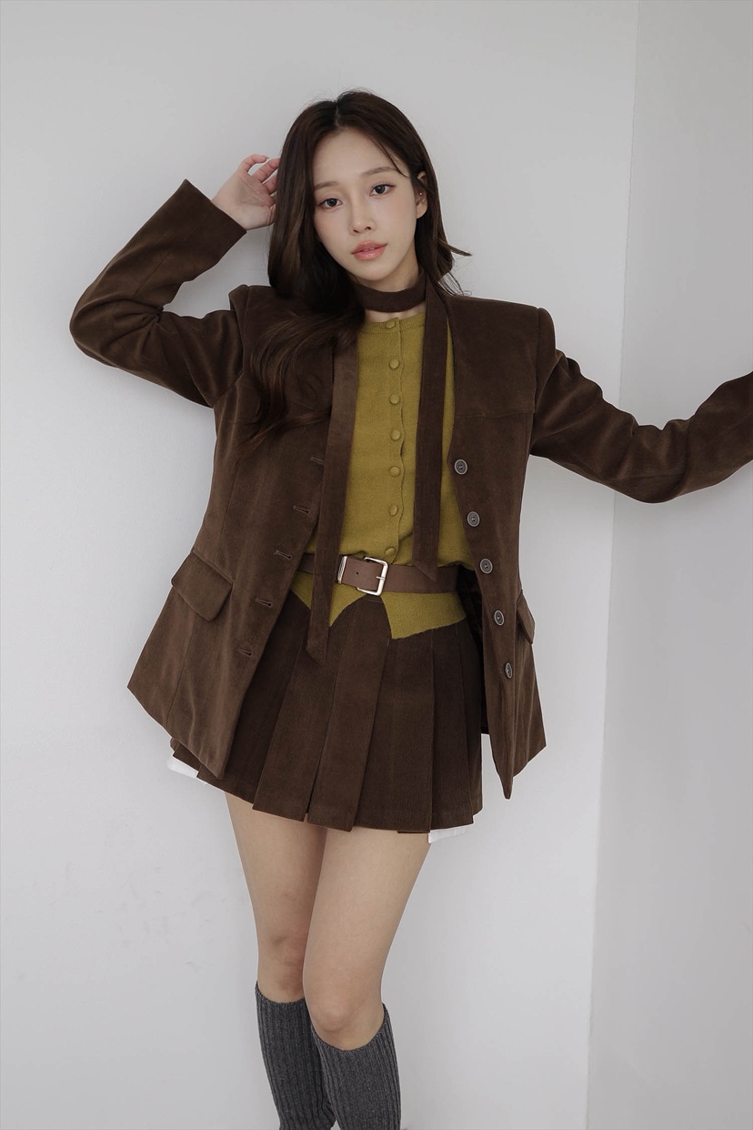 SLIT東大門㊣實拍女士新品休閑職業熱賣人氣真品夾克燈心絨SLIT夾克