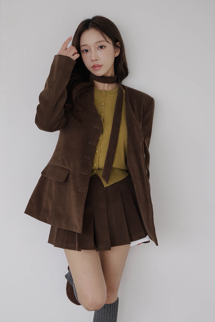 SLIT東大門㊣實拍女士新品休閑職業熱賣人氣真品夾克燈心絨SLIT夾克