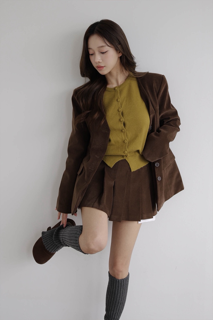 SLIT東大門㊣實拍女士新品休閑職業熱賣人氣真品夾克燈心絨SLIT夾克