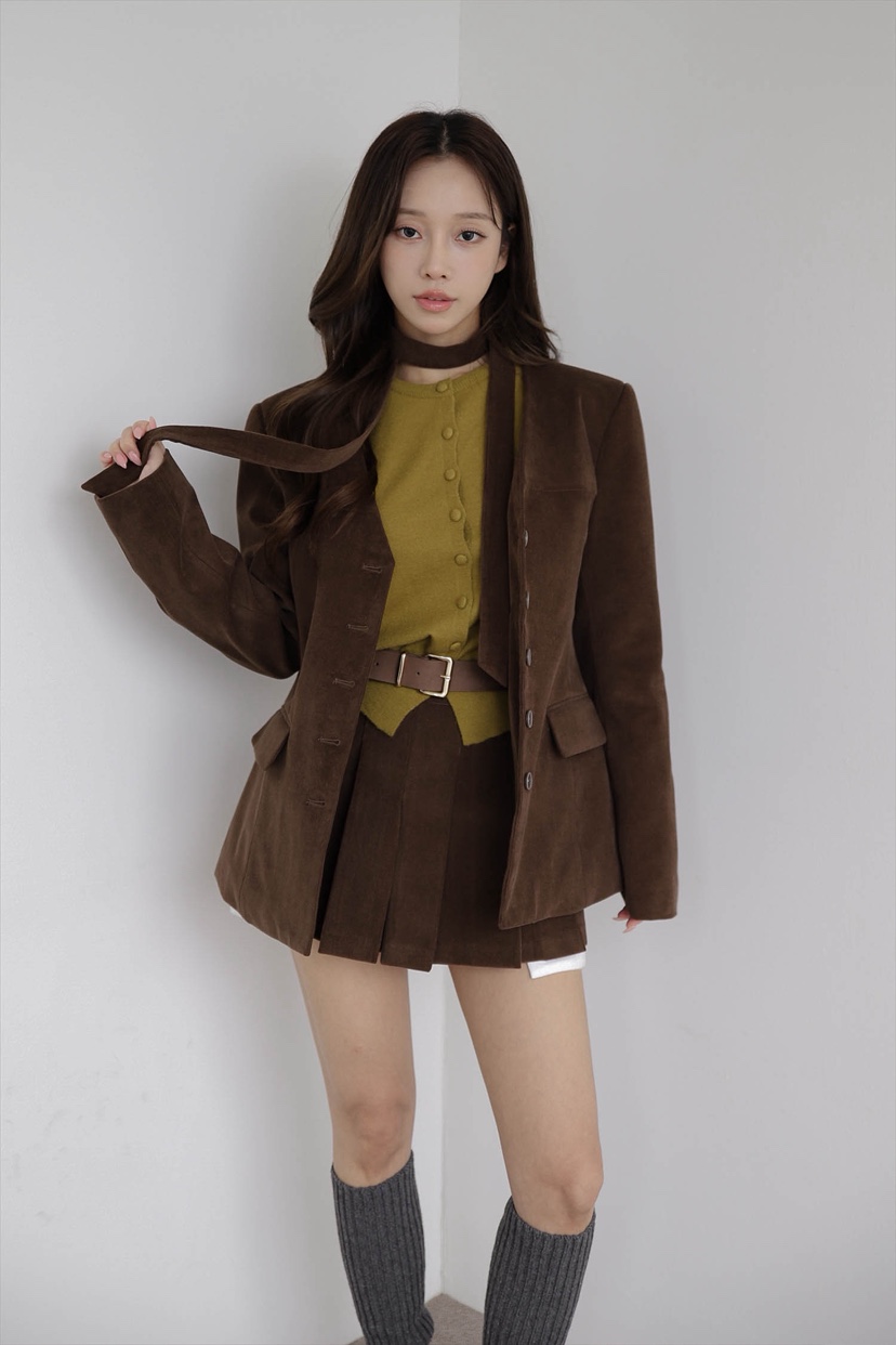 SLIT東大門㊣實拍女士新品休閑職業熱賣人氣真品夾克燈心絨SLIT夾克