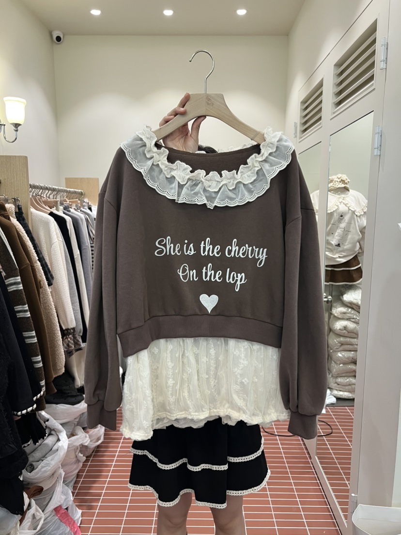 BE&amp;BE韓國直郵㊣女裝新款職業推薦休閑真品人氣時尚衛衣BE&be衛衣圖色1