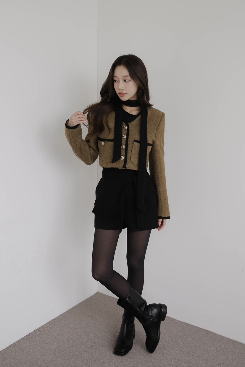 SLIT韓國直郵㊣女裝新品熱賣25秋冬人氣休閑職業推薦真品夾克SLIT夾克