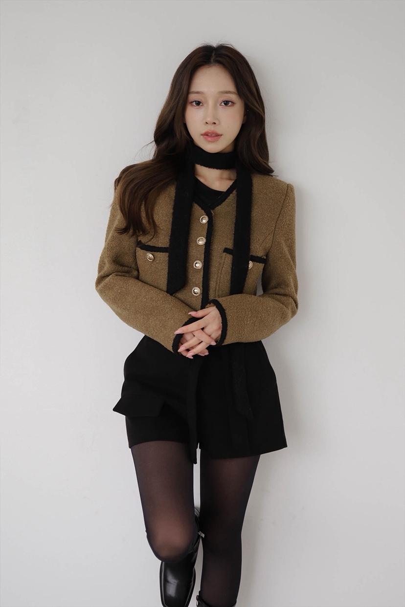 SLIT韓國直郵㊣女裝新品熱賣25秋冬人氣休閑職業推薦真品夾克SLIT夾克