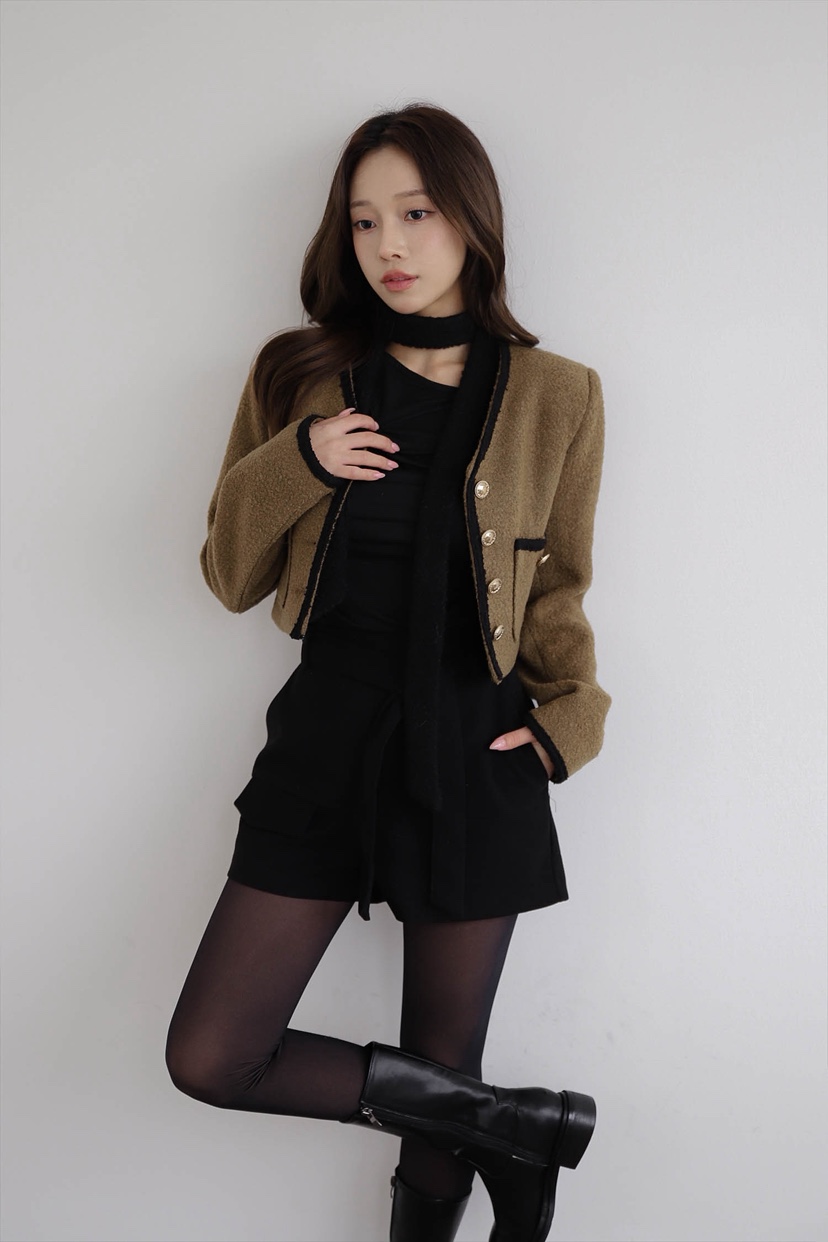 SLIT韓國直郵㊣女裝新品熱賣25秋冬人氣休閑職業推薦真品夾克SLIT夾克