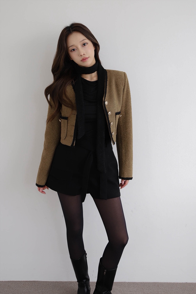 SLIT韓國直郵㊣女裝新品熱賣25秋冬人氣休閑職業推薦真品夾克SLIT夾克