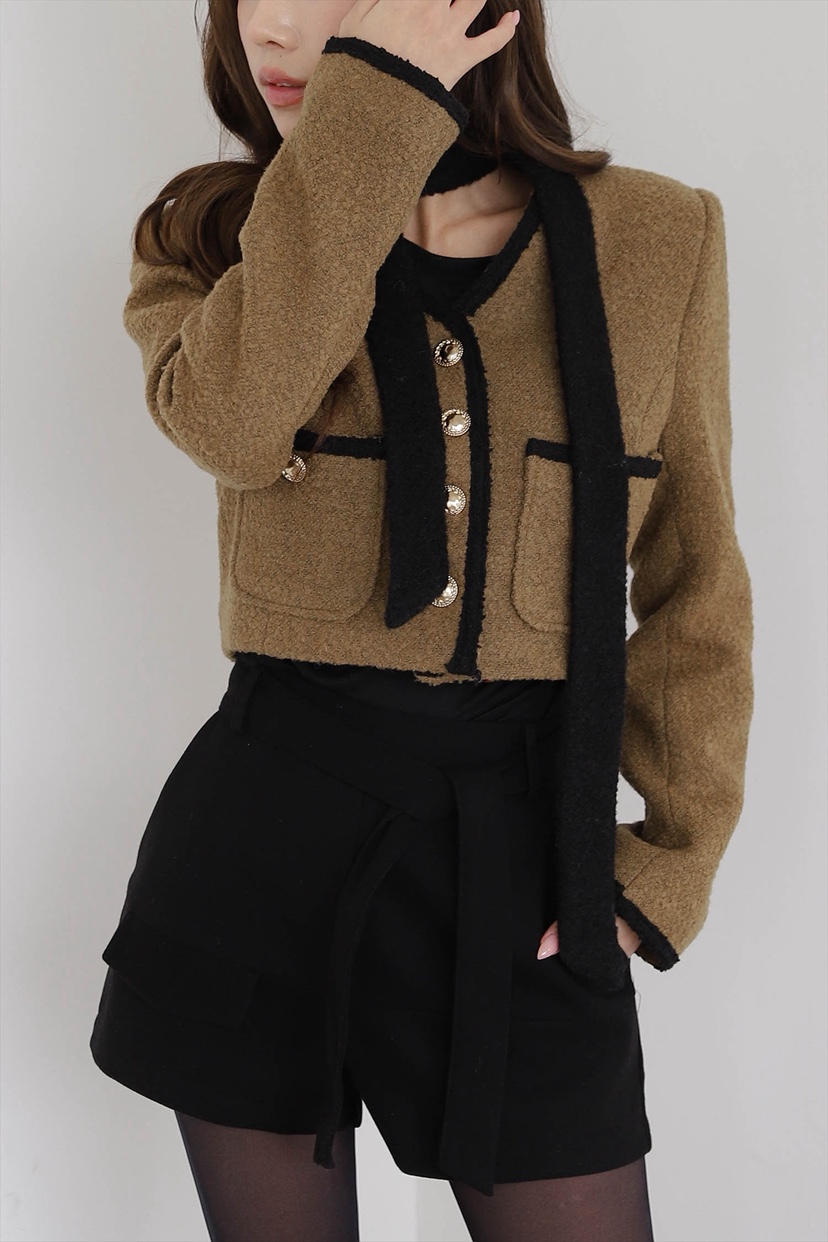 SLIT韓國直郵㊣女裝新品熱賣25秋冬人氣休閑職業推薦真品夾克SLIT夾克